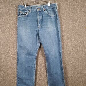 LEE Jeans Men's Regular Fit Straight Leg Blue Wash Size 36x30